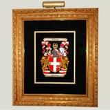 Beautifully Framed Family Crest; Chayka Ukraine