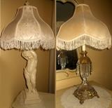 The Cherub Lamp is one of a Pair; Many beautiful lamps available 