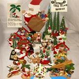 Great Selection of Emgee Corp. of Hawaii 1980s Christmas Ornaments 