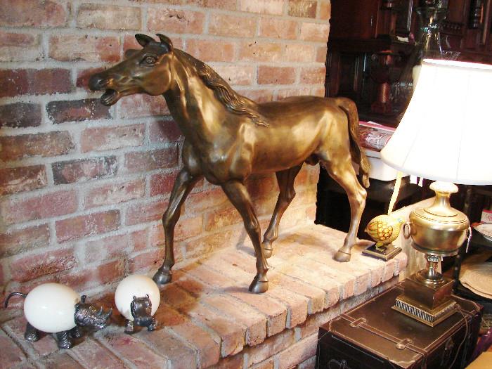 Here is the other horse and ostrich egg hippos that make you smile.