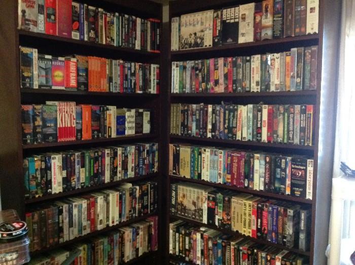VHS Tapes and Audio Books