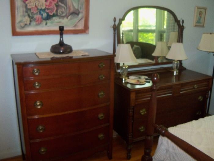 nice vintage chest of drawers and dresser