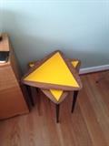 CUTE MID CENTURY STACKING TABLES