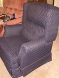 dark blue rocker recliner