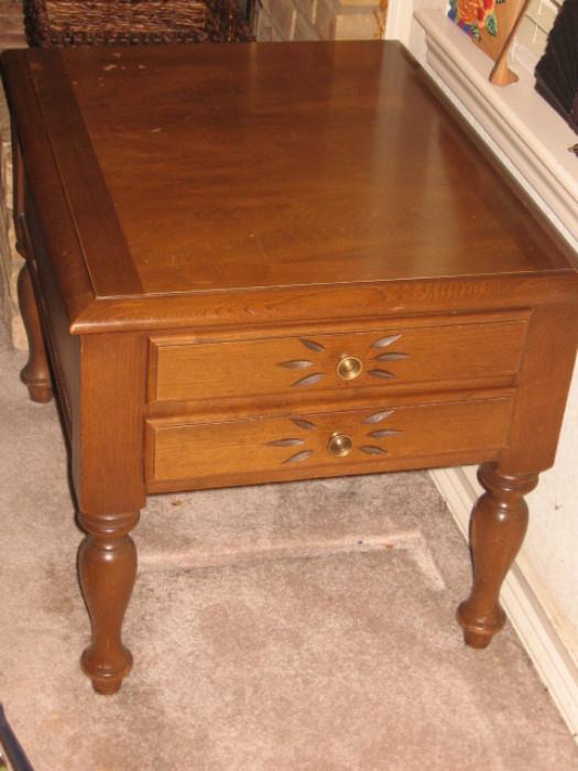 Broyhill Maple end table
