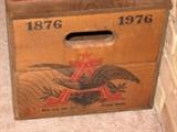 rare "Budweiser" wooden case