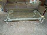 Glass Top Coffee Table with matching Sofa Table not pictured..