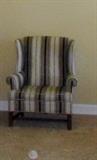 Wing Back Chair in Living Room