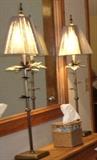 2 matching lamps