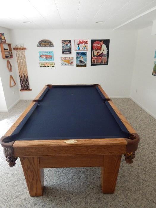 Pro line billiard table