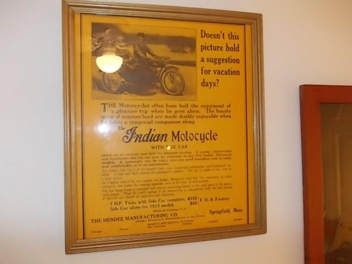 Indian motorcycle memorabilia