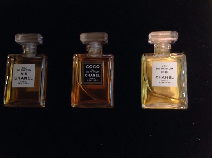 Chanel boxed 3 miniature perfume collection
