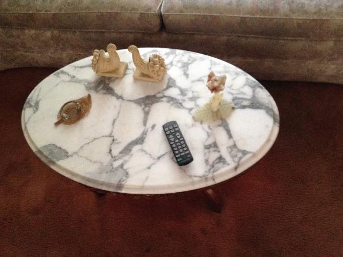 Coffee table in marble