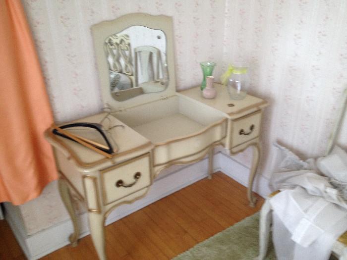 French Provincial vanity