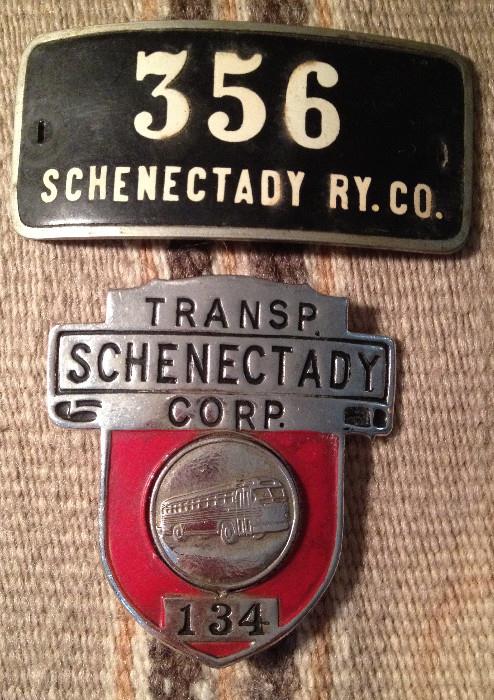 Schenectady Rail and Bus badges