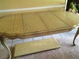 crackle finish dining table