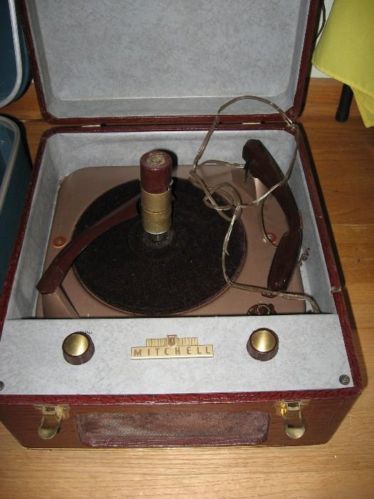 Mitchell portable record player