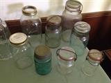 Great Selection of old Mason Jars!
