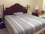 King Size Headboard - Boxspring and Mattress!