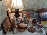 Wonderful Selection of Vintage Kitchen Items - Fantastic Lamps of all kinds