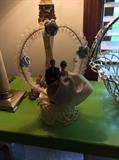 Vintage Wedding Cake Topper