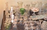Vases, Wine glasses and Shot glasses