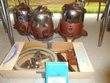 There is a collection of Rainbow Vacuum Systems.  More not pictured.