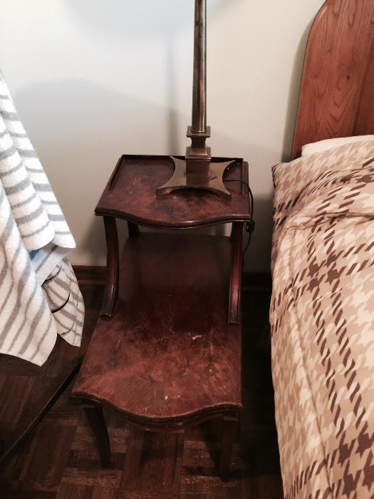 antique bed table