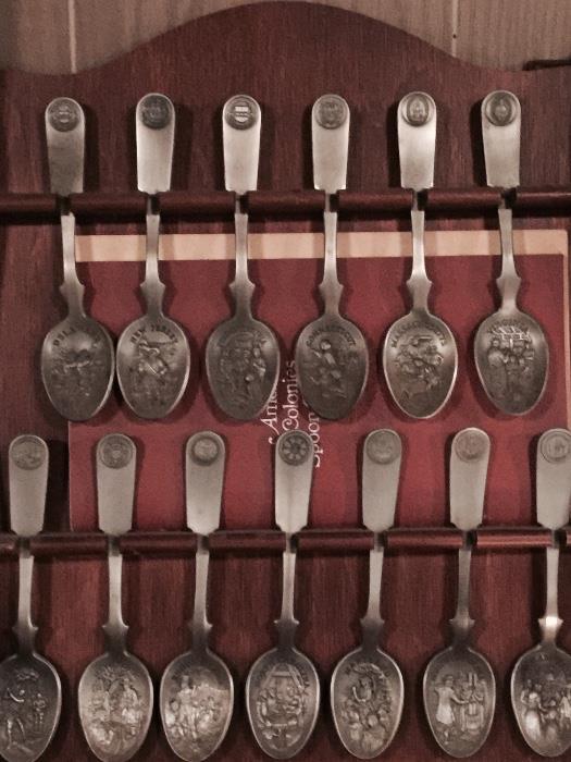antique spoon collection