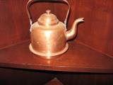 Copper tea kettle