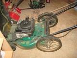 Weed Eater 22" self propelled rear bag mower works great