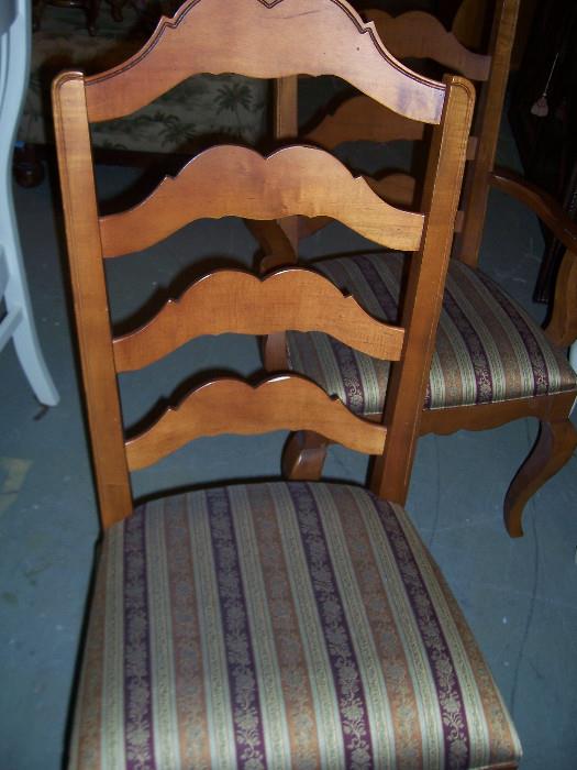 Set of 6 Henredon Chairs with Matching Table
