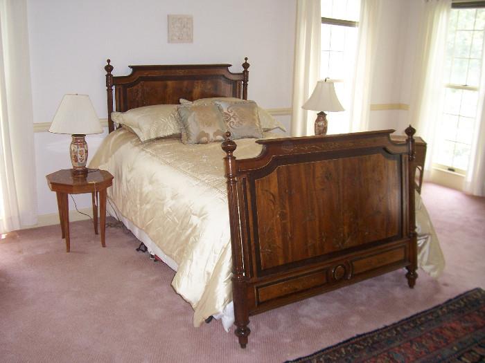 Inlaid bed