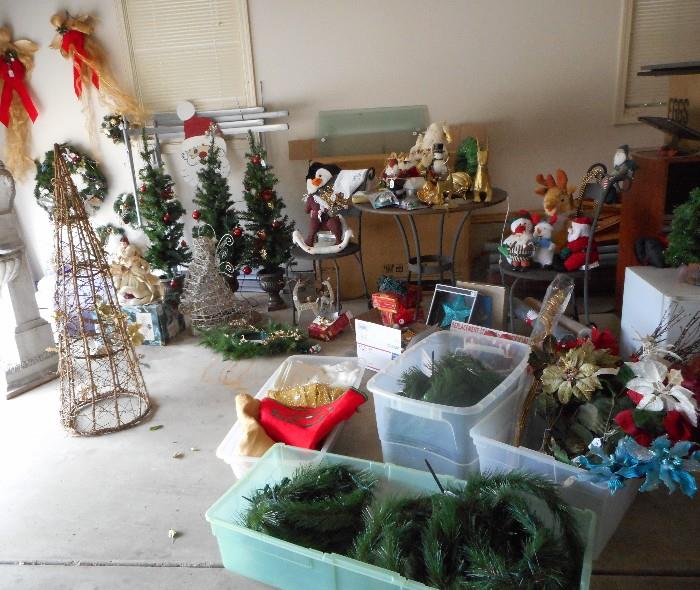 Lots and Lots of Christmas decorations............ Only six month away.