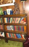 ONE OF THREE OAK STACK BARRISTER BOOKCASES
