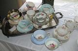 CHINA CUPS AND SAUCERS