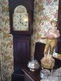         Antique grandfather clock
