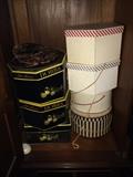        Vintage hat boxes