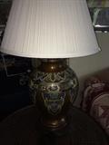       Cloisonne lamp