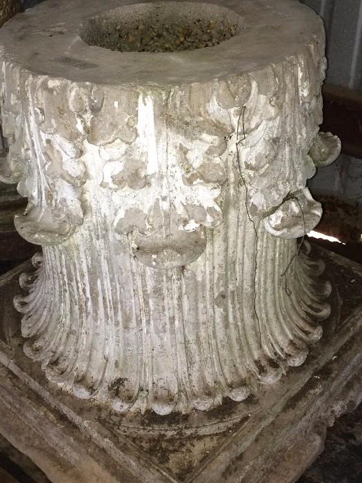    Rare very old concrete column