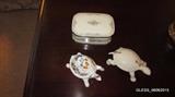 Porcelain Noritake ShenandoahTrinket Box, Turtles (1 Lenox)