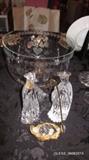 Gorham Crystal and Pewter Nativity