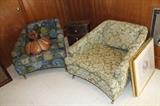 Vintage upholstered chairs