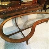 Lane Sculpted Kidney Table w/Boomerang Legs!  Marked Lane, 1968.