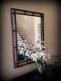 Great wall mirror that coordinates well with any decor!