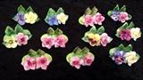 Beautiful Crown Staffordshire Place Card Holders Bone China Made in England! 