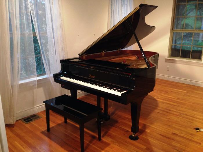 You've got the music in you, get ready to play this Boston Grand Piano by Steinway. Player C/D feature brings the music to life anytime. Boston GP218 is the largest made at  7ft 2 "