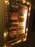 MOVIE THEATER Poster Marquee w/ Chaser Lights