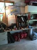 GARAFE FULL OF TOOLS, PAINT, CONSTRUCTION MATERIALS, GARDENING TOOLS & MORE