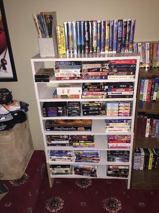 HUGE COLLECTION OF DVDS / CDS / VHS TAPES / VIDEO GAMES / RECORDS 